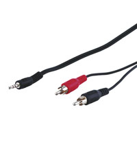 Cable Audio 2xrca-m A 1xjack-35-m 10m